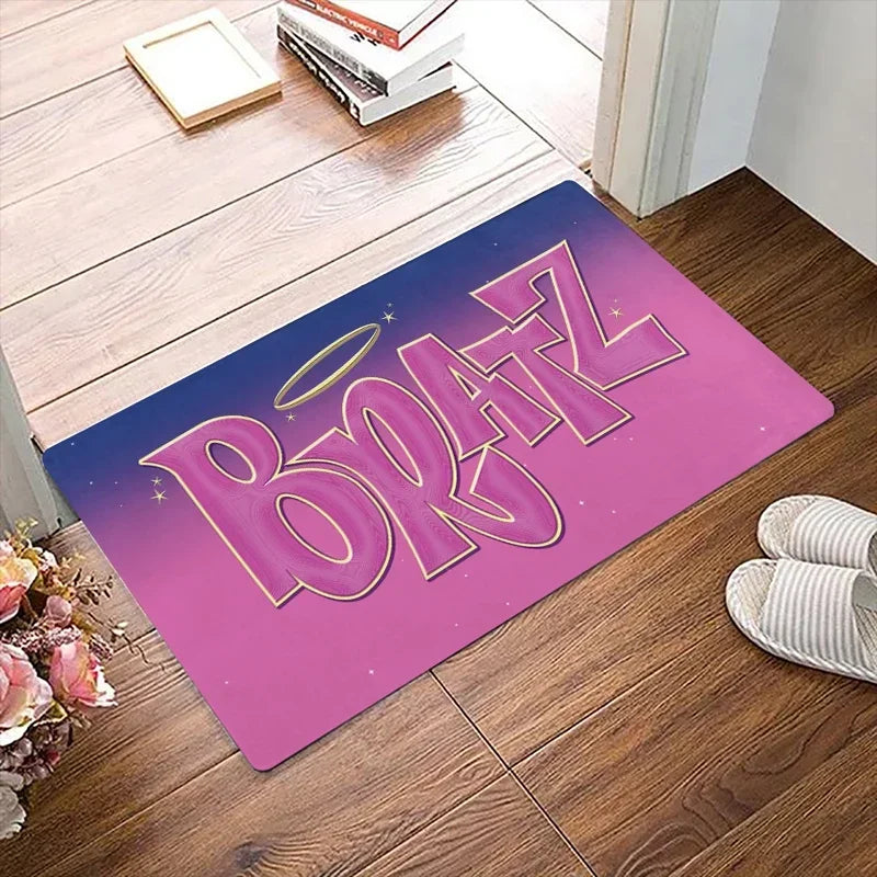 Bodenmatte, langlebiger Teppich für Küche, Eingang, Zuhause, Balkon, Fußpolster, Bratz Rock Angelz Puppe, rutschfeste Fußmatte