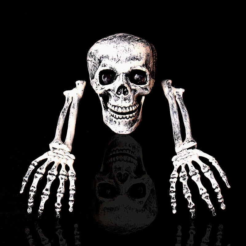 Halloween-Skelett-Schädel-Simulation Skelett-Hand-Knochen Gartenrasendekoration Spukhaus-Horror Halloween-Heimdekoration 2023