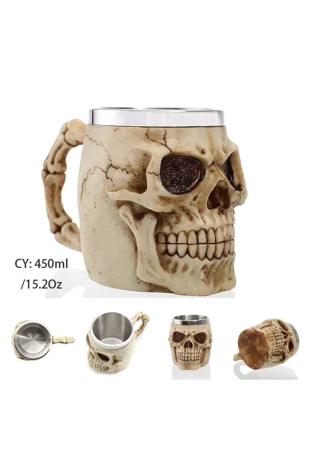 Skull Viking Bierbecher