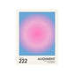 Moderne minimalistische Ästhetik, Wandkunst, Engel, digitaler Ton, Farbverlauf, Halo, Energie, Geheimnis, HD-Öl auf Leinwand, Poster, Heimdekoration, Geschenk