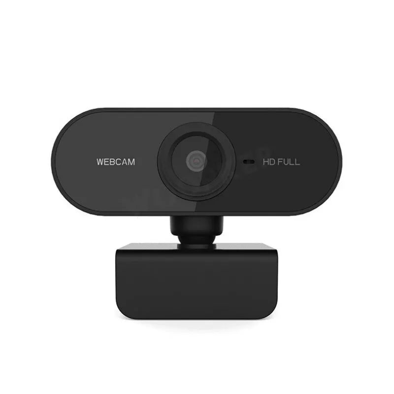 Full HD 1080P Webcam | Flexibel Drehbar | Eingebautes Mikrofon | USB Plug & Play