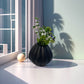 Europäischer und amerikanischer Stil kreative Harz Kunstvase gestreiftes Design Wohnkultur Wohnzimmer Dekoration Vase