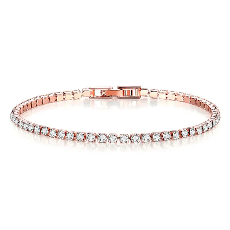 Frendorf | Tennis-Armband – Glänzen Sie mit Attitüde: Eleganz aus Sterlingsilber und Hip-Hop-Flair!
