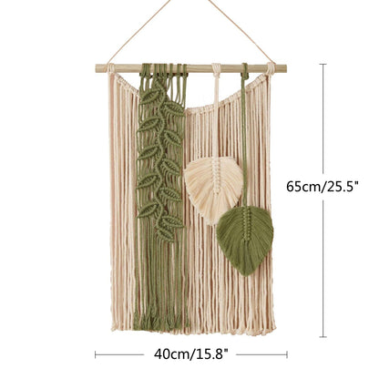 Makramee-Wandbehang, Wandteppich, Wanddekoration, Boho, Bohemian-Stil, gewebt, Heimdekoration, handgefertigt, für Wohnzimmer, Wohnung, Wohnheim, Wandteppiche