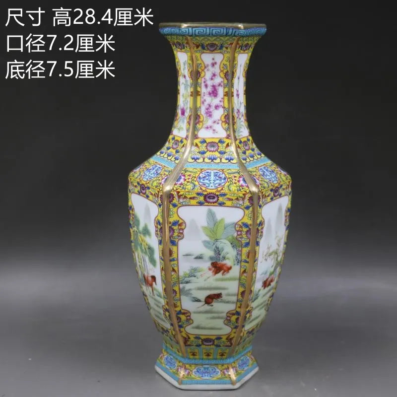 Antiker königlicher chinesischer Porzellanvasen