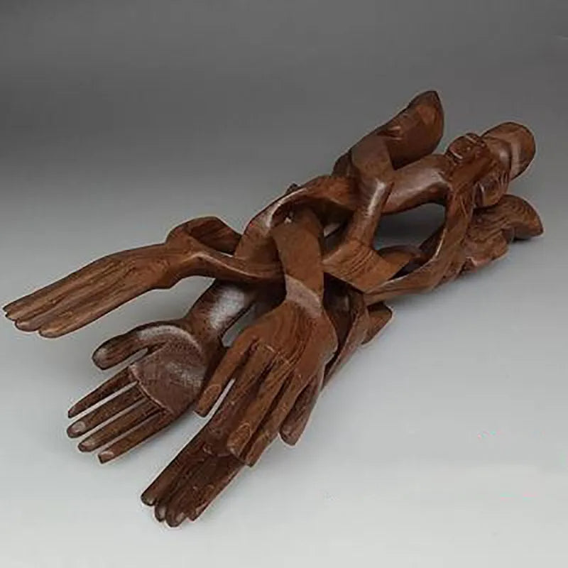 Frendorf | Serene Sculpture Holz Glücksträger Servierplatte