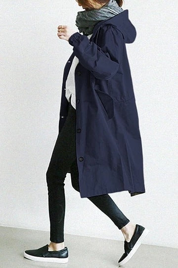 Frendorf | Wasser- und Winddichter Damen-Trenchcoat mit Kapuze