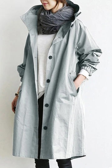 Frendorf | Wasser- und Winddichter Damen-Trenchcoat mit Kapuze