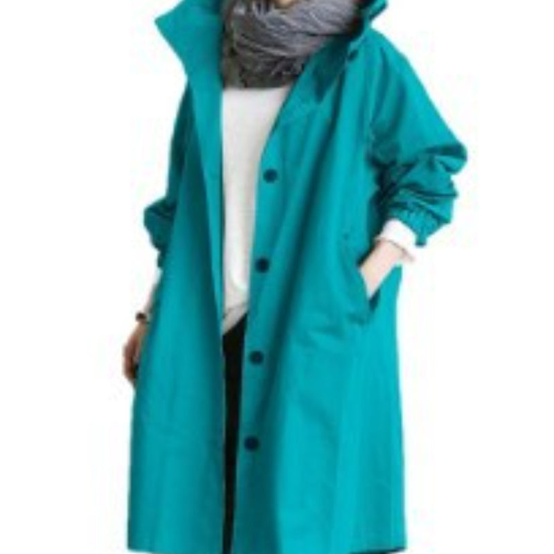 Frendorf | Wasser- und Winddichter Damen-Trenchcoat mit Kapuze
