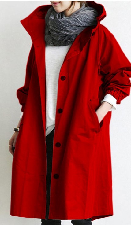 Frendorf | Wasser- und Winddichter Damen-Trenchcoat mit Kapuze
