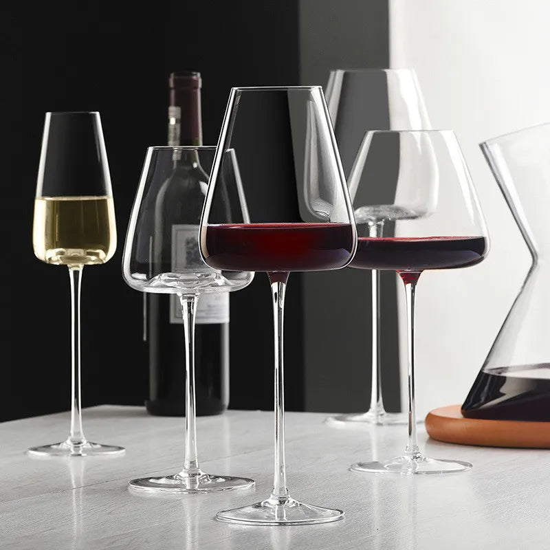 Frendorf | Sets van 2, 4 en 6 Handgemaakte Kristallen Wijnglazen en Champagneglazen - 4 Maten