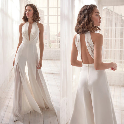 Frendorf | Eleganter Jumpsuit mit V-Ausschnitt