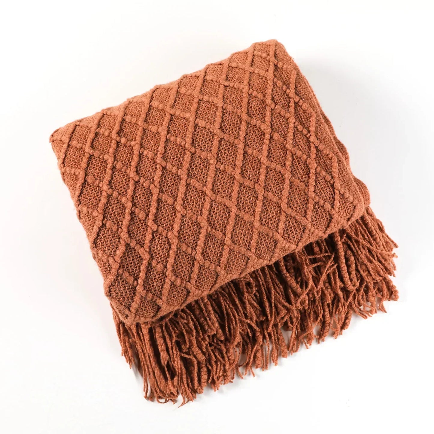 Nordic Style Dick Gestrickte Decke