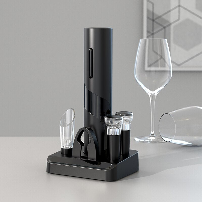 Frendorf | VinoLift Elektrisches Weinöffnerset – Mühelose Korkentfernung