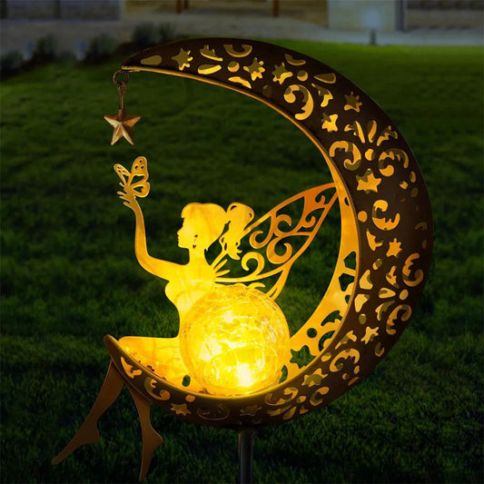 Frendorf | Zauberhaftes Solar-Mond-Gartenlicht