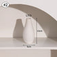 Minimalistische Keramik Blumenvase