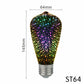 3D LED Feuerwerksbirne