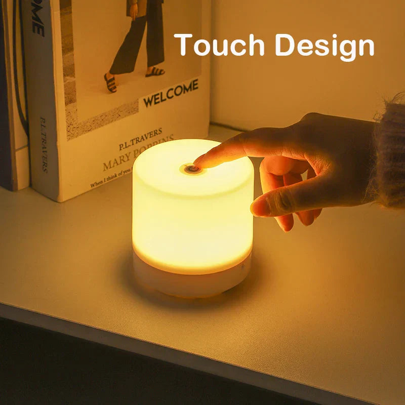 Frendorf | Nachttischlampe - Lumina - Dimmbare Tactile USB - LED Tischlampe