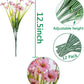 Frendorf | 2/6/10 Bundles Außen Künstliche Blumen – UV Beständige Falsche Seide Blumen für Garten, Veranda und Außen Dekor