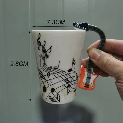 Frendorf | CupBuddy Niedliche Cartoon-Keramiktasse | Kaffeetasse & Milchteebecher | Frühstückstasse als Geschenkidee & Trinkgeschirr