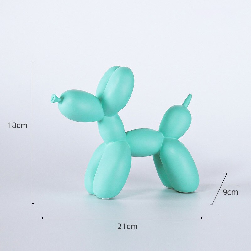 Wohnkultur Nordischen Stil Harz 21 cm Ballon Hund Wohnzimmer Veranda Dekoration Neue Home Dekorationen Kinder Geschenke Zimmer decor