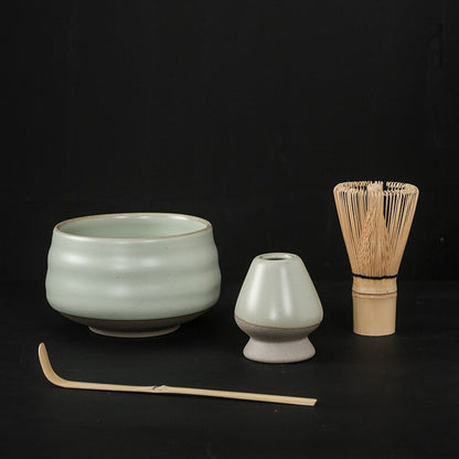 Japanischer Matcha, geeignet zum Bürsten einer Schüssel Tee, Schneebesen, Keramik-Ei-Schläger, Matcha für japanische Teezeremonie, Tee-Set manuell