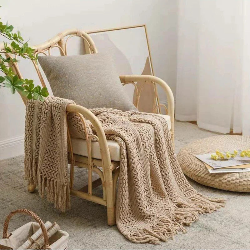 Sofa Wurfdecke mit Quasten Nap