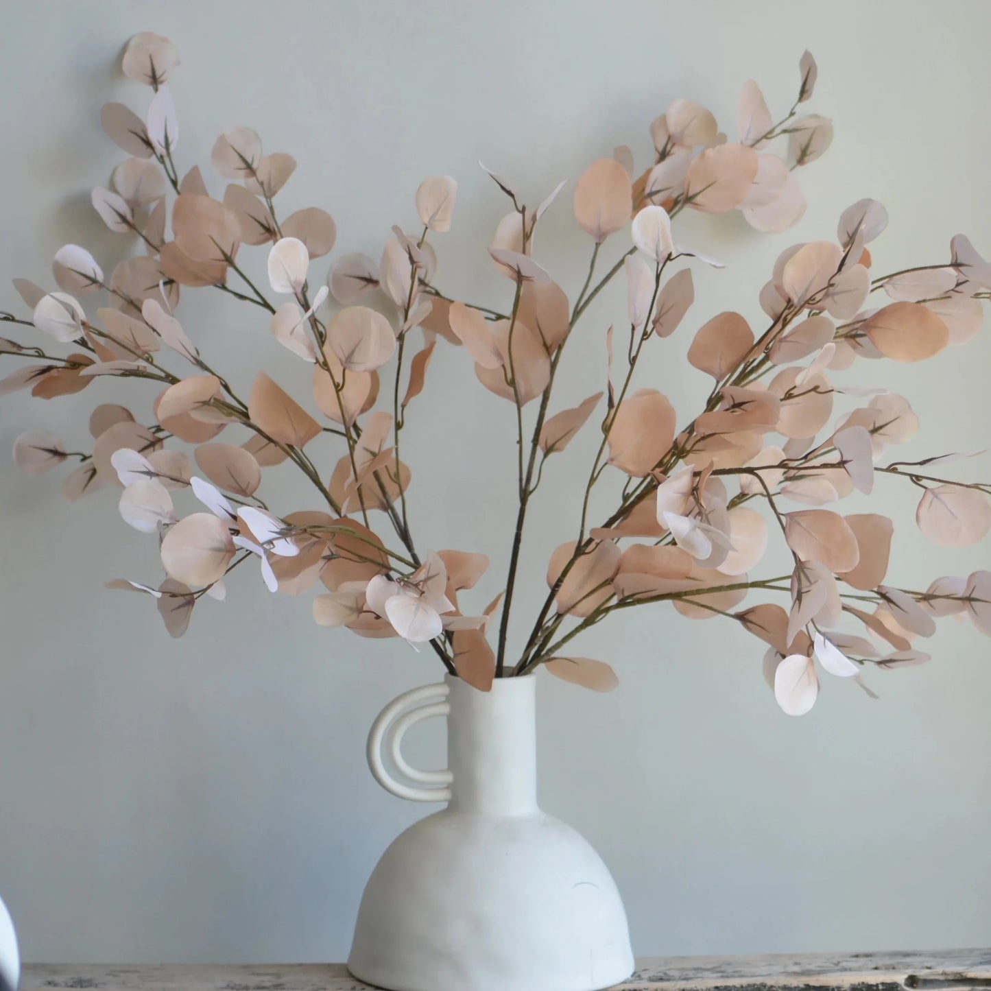 Frendorf | FloraLuna Künstlicher Lunaria-Zweig | Elegante Deko-Zweige für Zuhause | Hochwertige Kunstpflanze