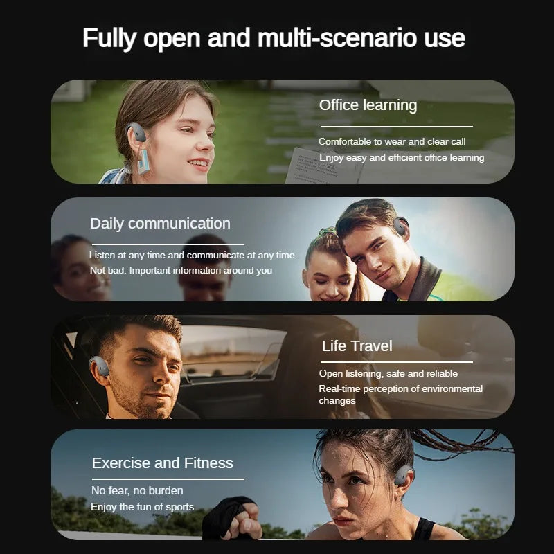 Frendorf | Neue IPX5 wasserdichte True Wireless Earbuds Kopfhörer mit Mikrofon HD-Anrufmusik