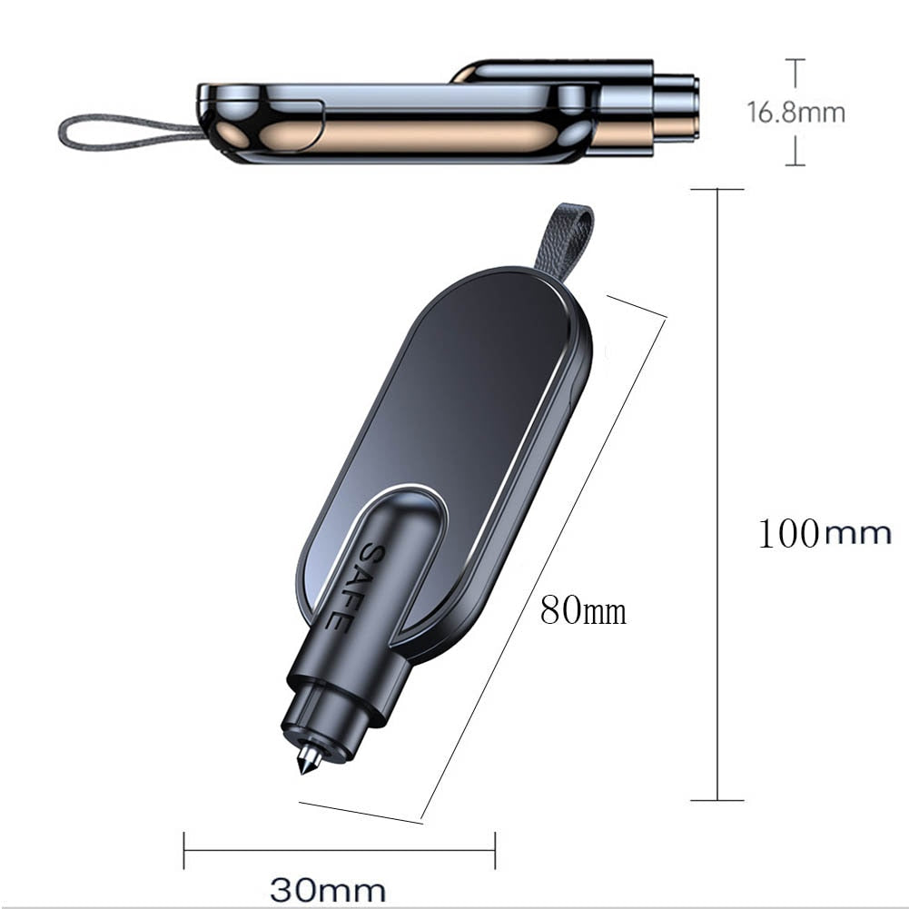Frendorf | Auto Gürtel Cutter Fensterbrecher Notfall Schlüsselanhänger