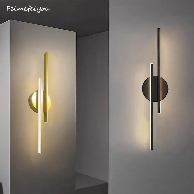 LED Moderne Wandlampen Einfache nordische Licht Acryl Innen Wandlicht Schlafzimmer Nachttisch Wohnzimmer Hintergrunddekoration Wandlampe