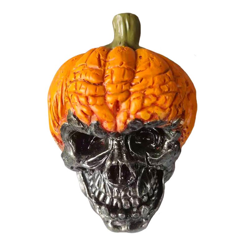 Evil Pumpkin Skull Halloween Kürbisornamente Ornamente Handwerk