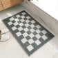 Frendorf | SoftSteps Luxus Badteppich | Karomuster | Rutschfest & Wasserabsorbierend | Verschiedene Größen & Farben