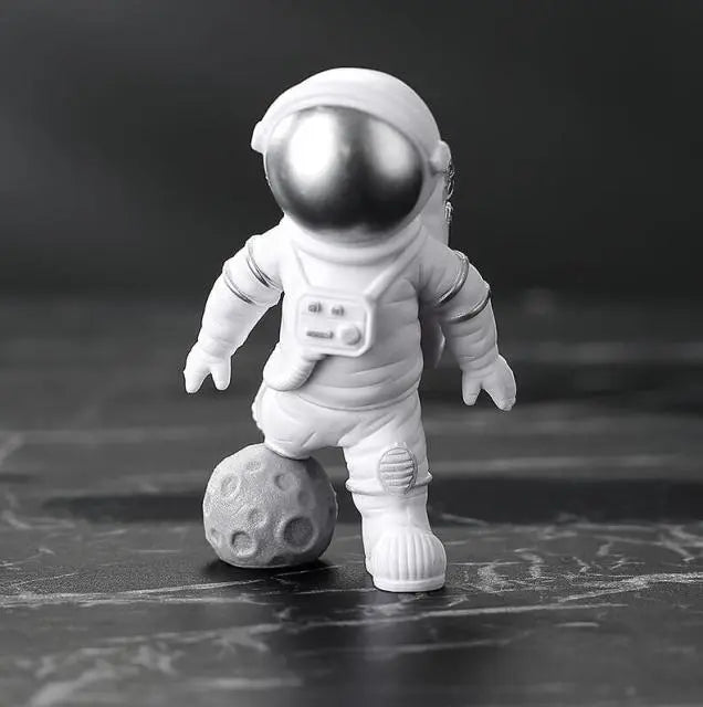 Harz-Astronaut-Figur Statue Raumfahrer Skulptur Pädagogisches Spielzeug Schreibtisch-Dekoration Astronaut-Modell Für Kinder Geschenk