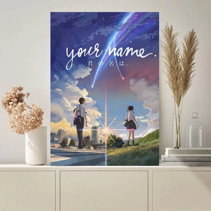 Anime Dein Name Poster Malereien an der Wand Bild für Wohnzimmer Innenraum Malerei Raumdekoration