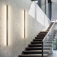 Frendorf | NeroEdge SleekLine Wasserdichte LED Wandleuchte – Moderne Außenlampe in Schwarz