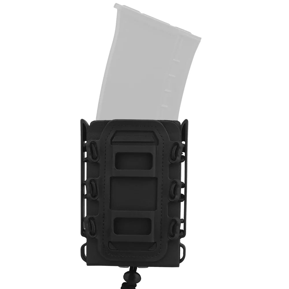 Taktischer Fast Mag Flexibel Molle | 5.56 Magazin Tasche Träger | für AK 74/47 AR M4 | Gewehr Pistolen Magazin Halter | 5.56/7.62 Mag Tasche