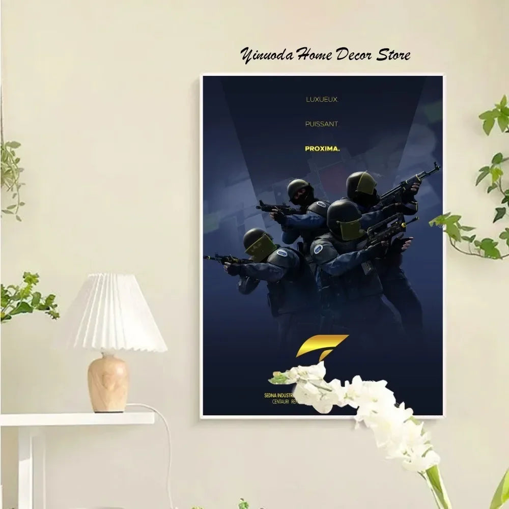 Spiel Counter-Strike 2 Poster Wandkunst Wohnkultur Zimmerdekoration Digitale Malerei Wohnzimmer Restaur