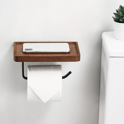 Holzaufbewahrung Handtuchrolle Toilettenpapierhalter