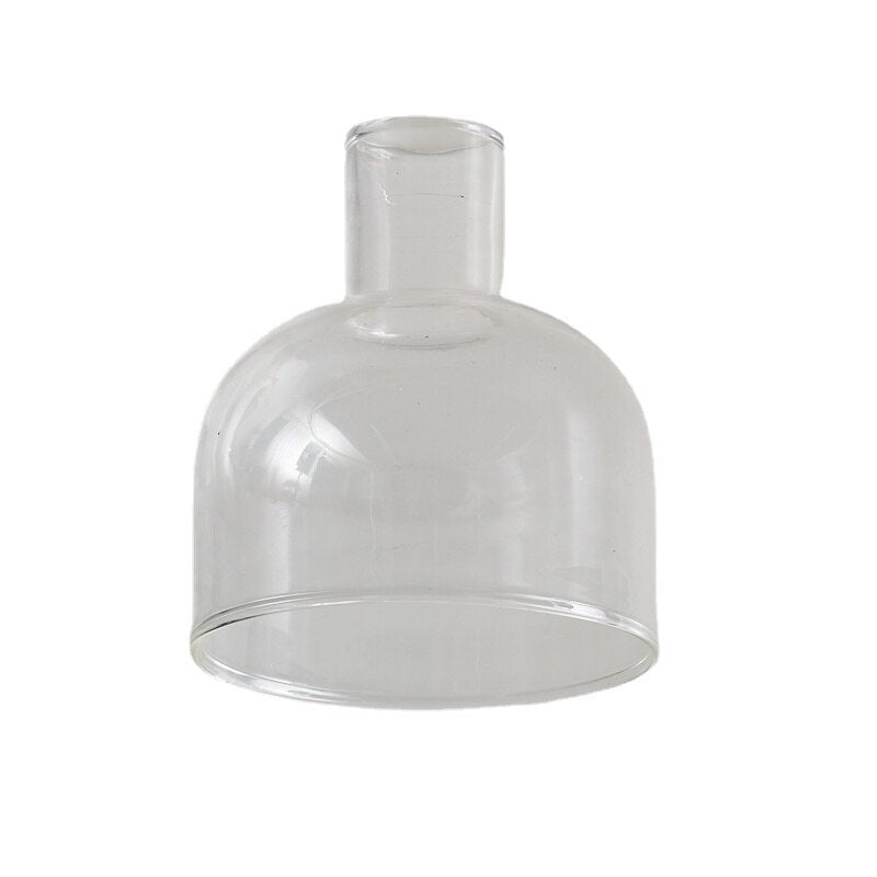 Farbenfroher Glas-Teelichthalter