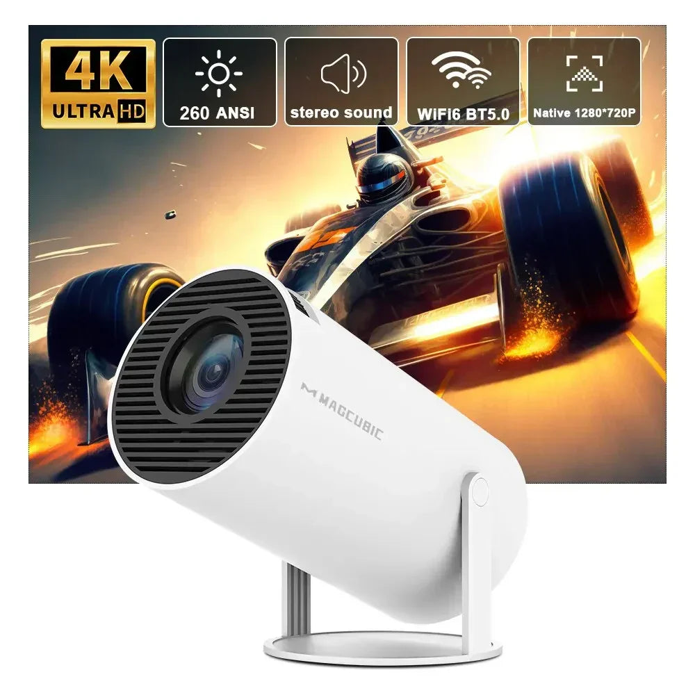 Frendorf | Vision4K Android Projektor Pro | 4K UHD Beamer | WLAN & Bluetooth | Heimkino & Streaming