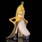 Frendorf | QuirkCraft Banana Sir Dekofigur | Kreatives Kunsthandwerk für Desktop & Wohnzimmer | Stilvolle Tischdekoration