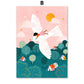 Frendorf | ArtWave Nordische Tierkunst-Leinwand | Wal Delfin Leopard | Poster und Drucke | Wohnzimmer Wanddeko