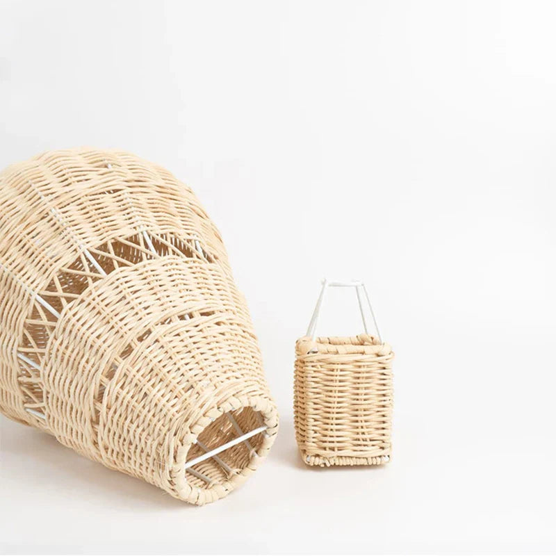 Handgefertigtes Rattan Woven Luftballon Mobile Ornament