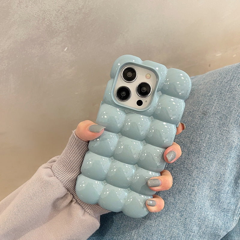 Süßes 3D Schokoladenblock iPhone Etui