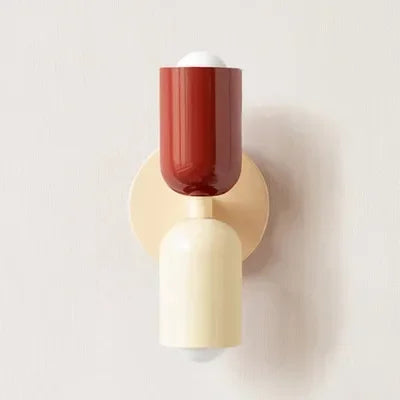 Nordic LED Wall Lamp Modern Minimalist Cream Double Head Lights For Living Room Bedroom Besides Study Indoor Decoration Fixture
