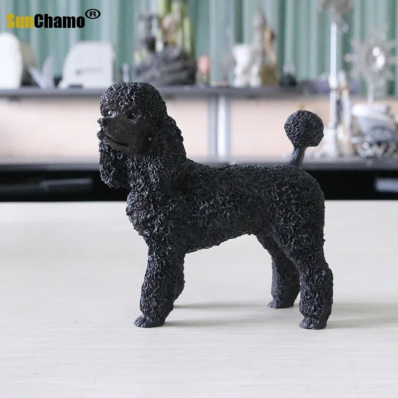 Mode Hund Modell Simulation Tier Kollektion Dekoration Handwerkskunst Figuren Miniaturen Wandbilder Zubehör Einrichtung Modelle