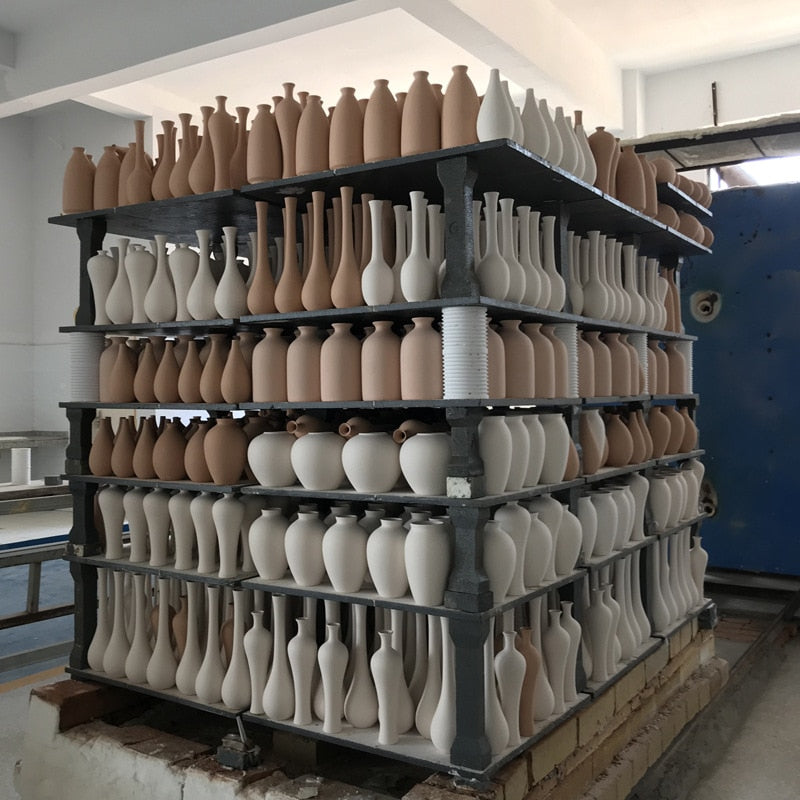 1 Stück matte Keramikvase, Heimdekoration, Keramik, Blumenvase, Fotografie-Requisiten