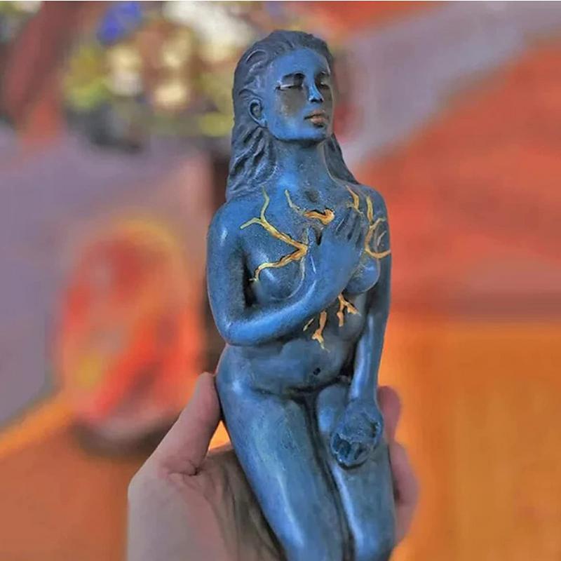 Heilende Göttin Skulptur: Harz abstrakt