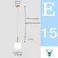 Mid-Century Modern Glas Ball Pendelleuchte
